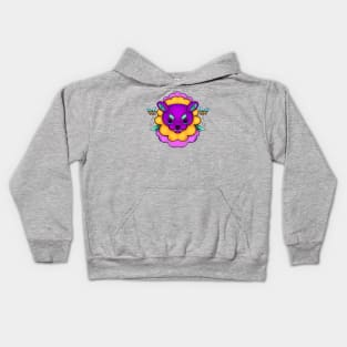 Bear Flower Kids Hoodie